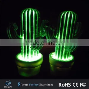 New Style Green Plants Cactus Led Night Light Decoration thumbnail-5