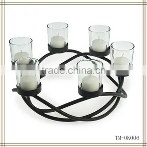 Wholesale Wrought Iron Wedding Candelabra Centerpieces thumbnail-1
