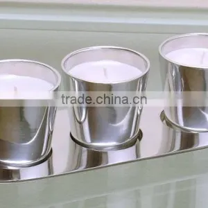 Tea Light Candle Holders,Aluminum Tea Lights,Set of 3 T Lights,Metal T Lights,Designer Tea Lights Candle Holders thumbnail-1