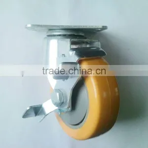 4" Top Plate Swivel Casters thumbnail-1