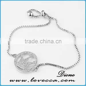 Gift For Her Small CZ Bracelet Tiny Diamond Micro Pave Bracelet thumbnail-2