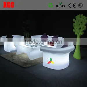2017 Latest Modern Leisure Plastic Sofa and Table for Sale thumbnail-1