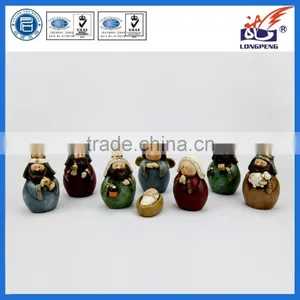 2017 NEW Style Catholic Religious Statues Ceramic Christmas Cartoon Nativity Scene Sets Wholesale thumbnail-1