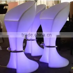 Hot Sale Classic High Quality Waterproof Plastic LED Bar Stool With 16 Colors Change thumbnail-3