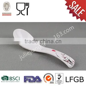 Live Well White Melamine Chinese Soup Wonton Spoons thumbnail-1