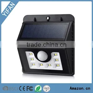 8 LED Motion Sensor Light For House Wall, Garden, Path, Countyard Installation Waterproof Wireless Security Solar Light thumbnail-1