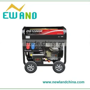 Square Frame With 4 Wheels 5kw Open Diesel Generator thumbnail-1