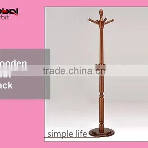Modern Wooden Clothes Tree Hanger Coat Rack and Stand Design thumbnail-1