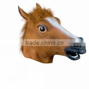 Latex Cosplay Horse Head Mask thumbnail-1