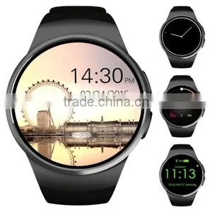 2017 New KW18 Bluetooth Smart Watch Round Dial Talking Watch With Heart Rate Monitor GPS Tracking Watch thumbnail-4