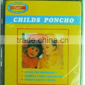 Cute Kid PVC Rain Poncho,Direct Factory/Manufactory Supply thumbnail-1