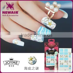 Hot-selling Korean Style Young Girl Fine Printing Nail Art Sticker thumbnail-1
