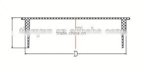 HIGH QUANLITY PLUG OF PVC GB STANDARD EXPANDING FITTINGS FOR DRAINAGE WITH GASKET thumbnail-2
