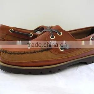 Handsewn Blucher Moccasin Construction Deck Shoes thumbnail-3