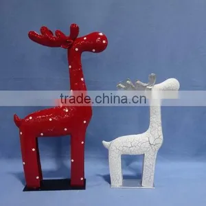 Iron HandMade Artifical Dollarma Craft Cheapest Reliable Golden Supplier Deer Christmas HXM5B601-6 thumbnail-3