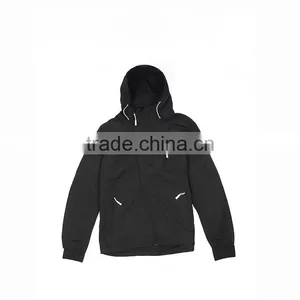 Latest New Design High Quality Casual Black Front Zipper Men Winter Jacket thumbnail-1