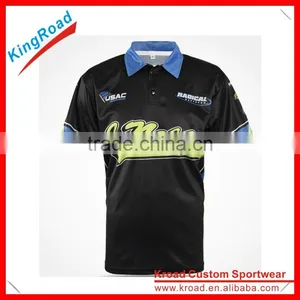 Custom Fashion New Design Mens Sublimation t Shirts Polo thumbnail-1