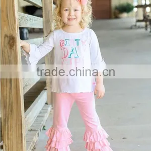 Wholesale Cotton Short Shorts Baby Clothes Children's Boutique Pink Ruffle Children's Shorts thumbnail-2