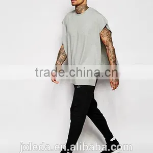 Super Oversized Hip Hop Cape T-shirt, Bulk Plain Cheap High Quality T-shirts Men OEM thumbnail-4