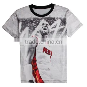 Custom Design Model Bulk 3D Pictures Man All Over Sublimation Printing T-shirt thumbnail-6