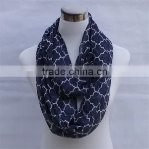 Wholesale Women Lovely Mint Clover Scarf thumbnail-1