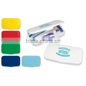 First Aid Kit - One-piece Case Has a Snap-tight Lid, Comes With 2 Adhesive Bandages, 1 Aspirin, 1 Cream and Comes With Your Logo thumbnail-1