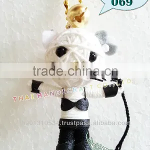 Handmade Keychains Keyrings Voodoo Doll String Accessories Bag Gifts thumbnail-1