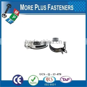 Made in Taiwan Stainless Steel German Type Hose Clamp Small Hose Clamps Oval Shaped thumbnail-3