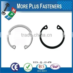 Made in Taiwan Stainless Steel 1-9/16" External Retaining Ring Black Oxide thumbnail-2