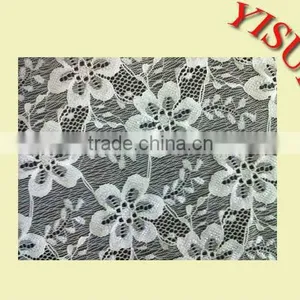 100% High Quality Nylon Spandex Jacquard African Lace Fabrics thumbnail-1