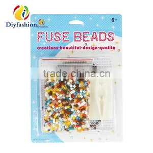Diyfashion 5mm Hama Perler Fuse Beads the Fried Egg Set With Puzzle Iron Paper and Twezzer Hama Beads Toys for Kids 18030 thumbnail-2