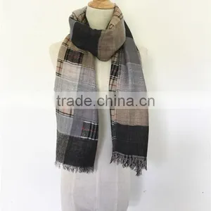 Classice Plaid Women Scarf Causal Fashion Scarf thumbnail-2
