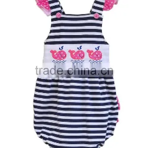 Bulk Whoelsale Toddler Girl Boutique Outfits Set Whale Appliqued Baby Romper From Yiwu Conice thumbnail-1