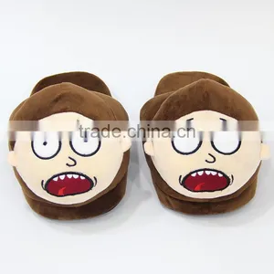 Rick And Morty Anime Cartoon Lovely Plush Soft Indoors Slipper 28cm thumbnail-2