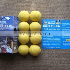 Hot Selling New Zealand Sheep Wool Eco Friendly Woolen Dryer Felt Ball/ Organic Hand Made Felted Dryer Ball thumbnail-1