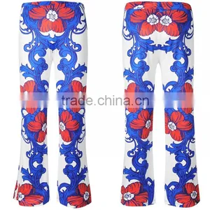 2017 New Casual Ladies Wide Leg Pants Palazzo Pants Women thumbnail-6