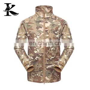 Men Camo Softshell Jacket For Hunting thumbnail-3