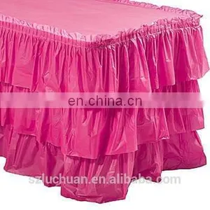 Home Textile High Quality Product Ruffle Any Color Table Skirt Designs thumbnail-3