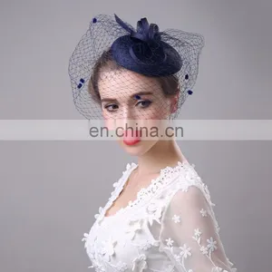 Feather Sinamay Fascinator for Ladies thumbnail-4