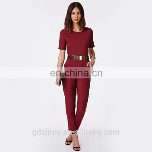 Midi Sleeve High Waist Jumpsuit for Women 2015 thumbnail-3