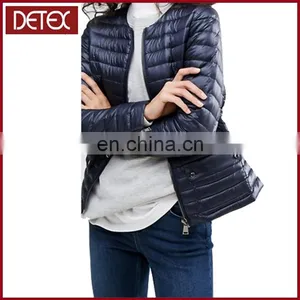 Chinese Manufacturer Women Smooth Nylon Padded Jacket thumbnail-1