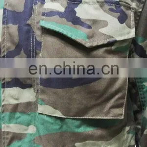 Factory Supply Custom Woodland Camouflage M65 Jacket for Sale thumbnail-6