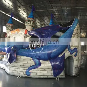 Inflatable Toys Dragon Jumping Castle Inflatable Combo Games thumbnail-2
