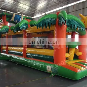 Jungle Bouncer Inflatable Obstacle Jumping Pad Obstacle Course thumbnail-3