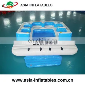 Commercial Grade Tropical Tahiti Floating Island Floating Platform Inflatable Floating Island thumbnail-1