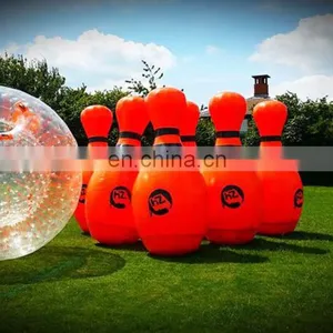 HI Hot Sale Sports Toys 0.6mm PVC Inflatable Toy Human Indoor Bowling Ball for Sale thumbnail-1