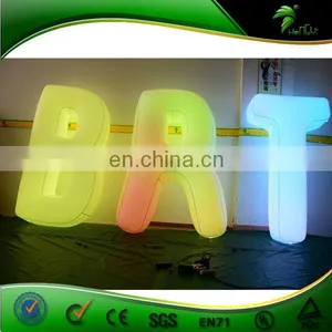 Factory Custom Made Inflatable LED Letter Balloon thumbnail-1