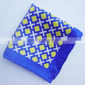 Hand Rolled 100% Silk Pocket Square Custom Design thumbnail-3