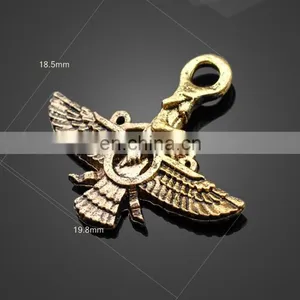 Wholesale Animal Bird Hawk Shape Pendant Alloy Pendant Shoes Accessories thumbnail-1