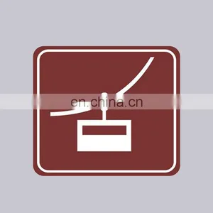 Wholesale OEM Items Outside Use Custom UV Printed Square Shape Metal Notice Tourist Sign thumbnail-1